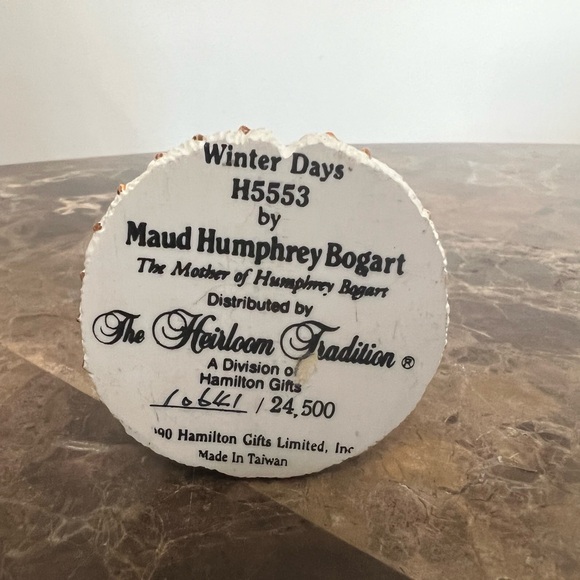 Maud Humphrey Bogart Winter Days Figurine - Picture 10 of 10